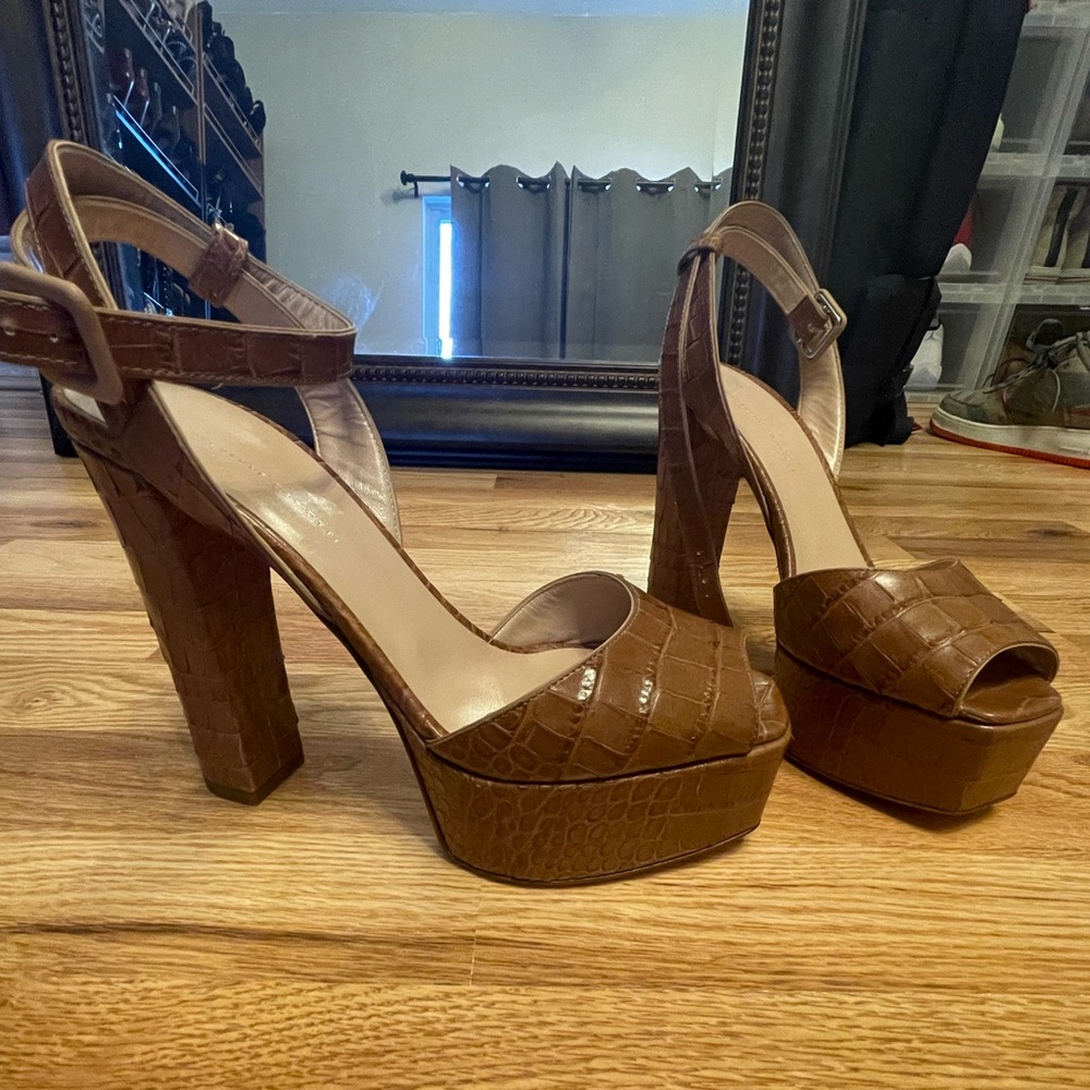Giuseppe Zanotti Croc Embossed Platform